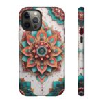 Mandala Phone Case, Colorful Floral Design, Bohemian Style, Tough Cases, Gift for Her