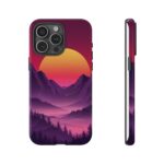 Mountain Sunset Phone Case - Tough Cases for Nature Lovers