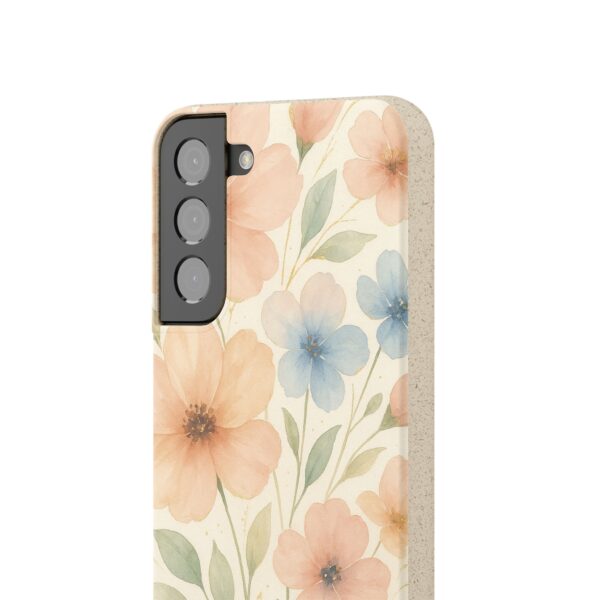 Floral Biodegradable Phone Case - Eco-Friendly Nature Design