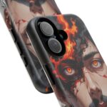 Fiery Design, Anime Style, Unique Cell Phone Accessory, Strong and Stylish