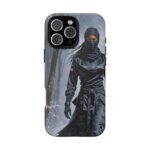 Artistic Phone Case, Ninja Aesthetic, Unique Smartphone Cover, Adventurous Spirit
