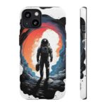 Astronaut Case, Tough Phone Cover, Galaxy Art Protector, Space Lover Gift, Unique Mobile Accessory