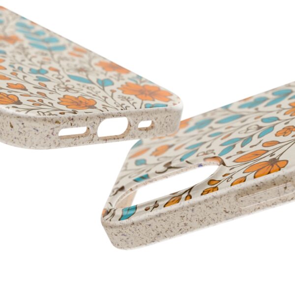 Floral Biodegradable Phone Case - Eco-Friendly Design for Nature Lovers