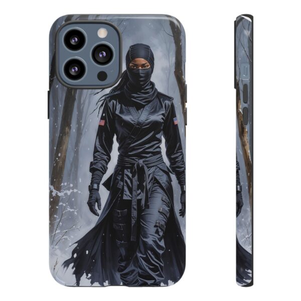 Artistic Phone Case, Ninja Aesthetic, Unique Smartphone Cover, Adventurous Spirit