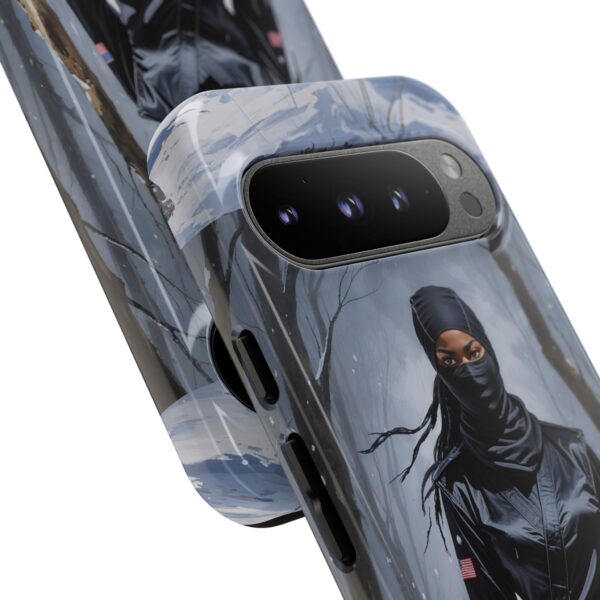 Artistic Phone Case, Ninja Aesthetic, Unique Smartphone Cover, Adventurous Spirit