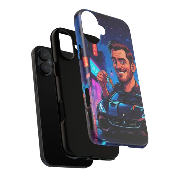Stylish Car Enthusiast Phone Case with Key Design