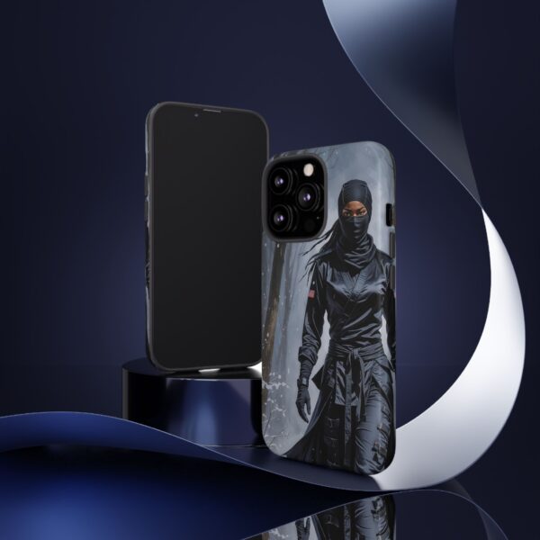 Artistic Phone Case, Ninja Aesthetic, Unique Smartphone Cover, Adventurous Spirit