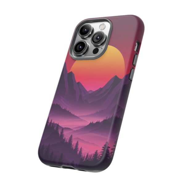 Mountain Sunset Phone Case - Tough Cases for Nature Lovers