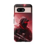Red Urban Warrior Phone Case for Gamers & Action Fans