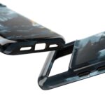Stormy Seas Tough Phone Case - Pirate Ship Design