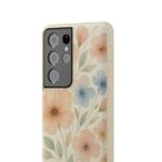 Floral Biodegradable Phone Case - Eco-Friendly Nature Design