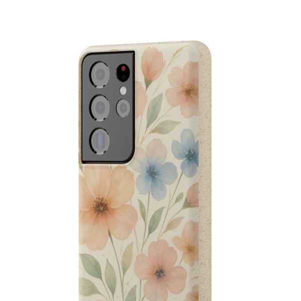 Floral Biodegradable Phone Case - Eco-Friendly Nature Design
