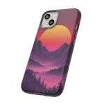 Mountain Sunset Phone Case - Tough Cases for Nature Lovers