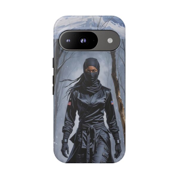 Artistic Phone Case, Ninja Aesthetic, Unique Smartphone Cover, Adventurous Spirit