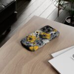 Floral Phone Case, Yellow Flower Design, Stylish Phone Protection