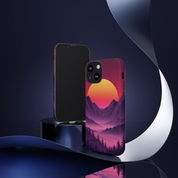 Mountain Sunset Phone Case - Tough Cases for Nature Lovers