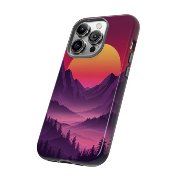 Mountain Sunset Phone Case - Tough Cases for Nature Lovers