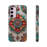 Colorful Mandala Phone Cover, Bohemian Style Accessory, Unique Gift for Her, Stylish Smartphone Protection