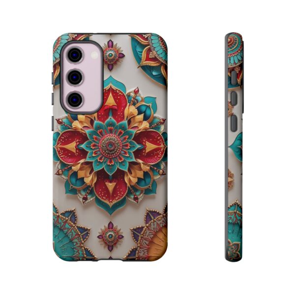 Colorful Mandala Phone Cover, Bohemian Style Accessory, Unique Gift for Her, Stylish Smartphone Protection