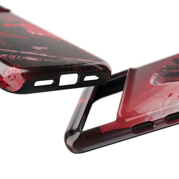 Red Urban Warrior Phone Case for Gamers & Action Fans