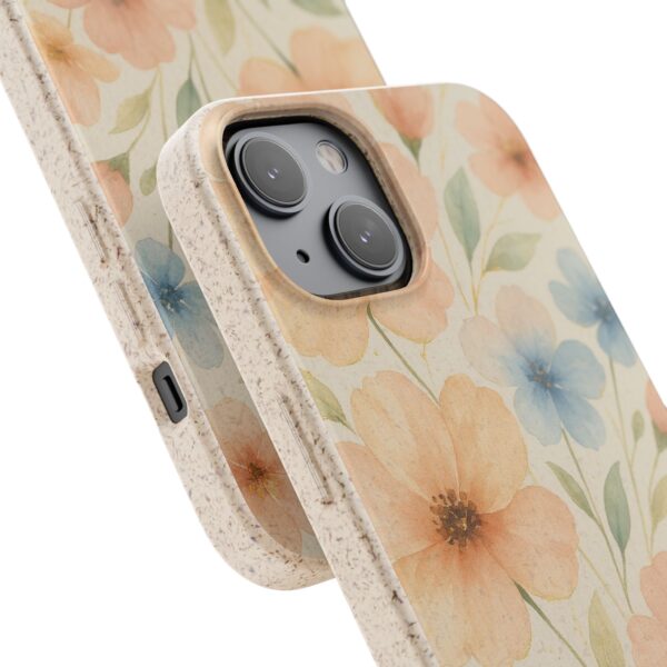 Floral Biodegradable Phone Case - Eco-Friendly Nature Design