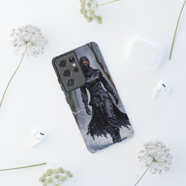 Artistic Phone Case, Ninja Aesthetic, Unique Smartphone Cover, Adventurous Spirit