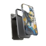Vibrant, Artistic Tough Phone Case, Modern Art, Smartphone Accessories