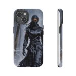 Artistic Phone Case, Ninja Aesthetic, Unique Smartphone Cover, Adventurous Spirit
