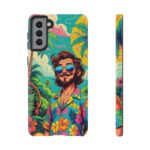 Stylish Hawaiian Tough Phone Case - Perfect for Trendsetters & Everyday Use