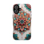 Mandala Phone Case, Colorful Floral Design, Bohemian Style, Tough Cases, Gift for Her
