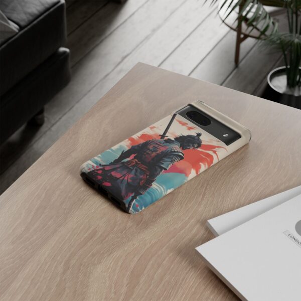 Samurai Warrior Phone Case, Tough Cases, Unique Phone Accessories, Phone Cover Gift, Gamer Phone Decor, Anime Style Case