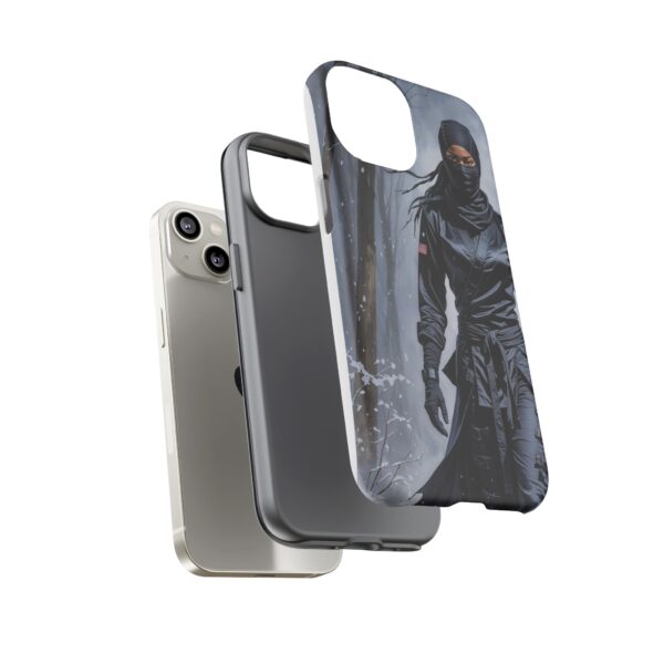 Artistic Phone Case, Ninja Aesthetic, Unique Smartphone Cover, Adventurous Spirit