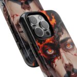 Fiery Design, Anime Style, Unique Cell Phone Accessory, Strong and Stylish