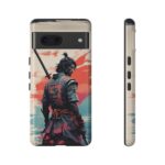 Samurai Warrior Phone Case, Tough Cases, Unique Phone Accessories, Phone Cover Gift, Gamer Phone Decor, Anime Style Case