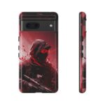 Red Urban Warrior Phone Case for Gamers & Action Fans