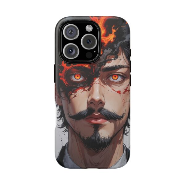 Fiery Design, Anime Style, Unique Cell Phone Accessory, Strong and Stylish