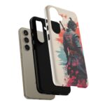 Samurai Warrior Phone Case, Tough Cases, Unique Phone Accessories, Phone Cover Gift, Gamer Phone Decor, Anime Style Case