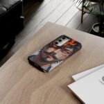 Fiery Design, Anime Style, Unique Cell Phone Accessory, Strong and Stylish