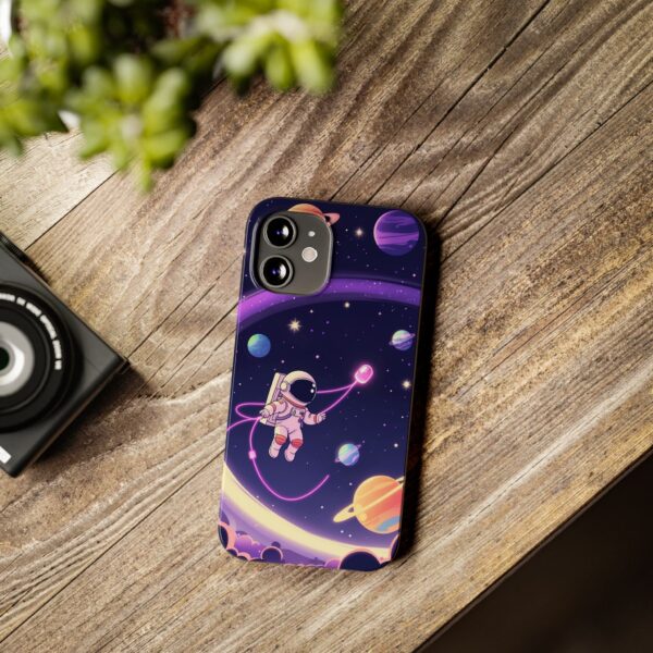Space Astronaut Slim Phone Case