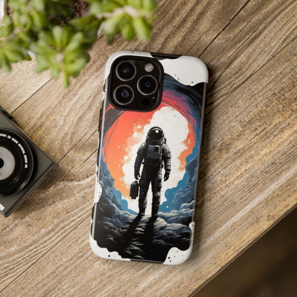 Astronaut Case, Tough Phone Cover, Galaxy Art Protector, Space Lover Gift, Unique Mobile Accessory