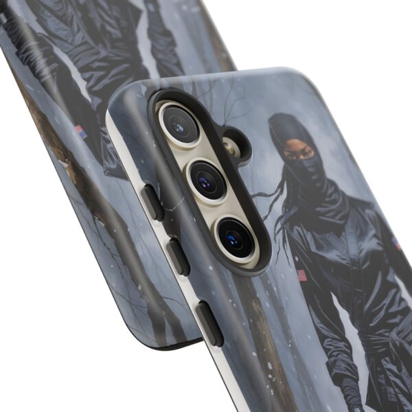 Artistic Phone Case, Ninja Aesthetic, Unique Smartphone Cover, Adventurous Spirit