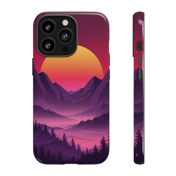 Mountain Sunset Phone Case - Tough Cases for Nature Lovers