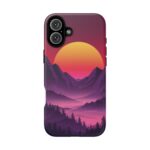 Mountain Sunset Phone Case - Tough Cases for Nature Lovers