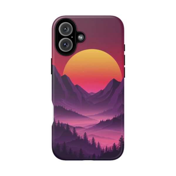 Mountain Sunset Phone Case - Tough Cases for Nature Lovers