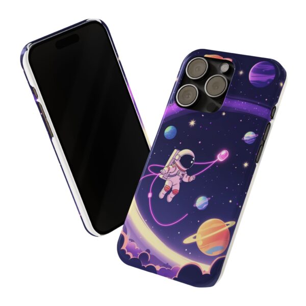 Space Astronaut Slim Phone Case