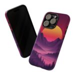 Mountain Sunset Phone Case - Tough Cases for Nature Lovers