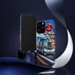 Cool Phone Case for Truck Lovers, Trucking Gifts, Unique Truck Driver Accessories, Kiss Mutha Truckin Cash Design, Fun Car Enthusiast Gift
