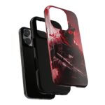 Red Urban Warrior Phone Case for Gamers & Action Fans