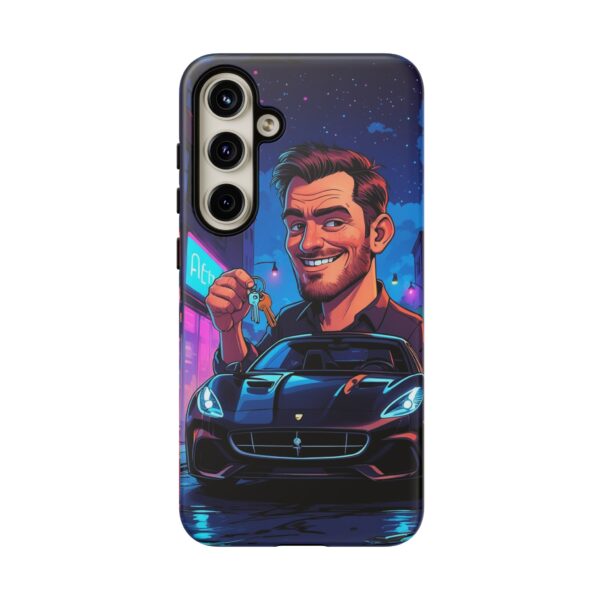Stylish Car Enthusiast Phone Case with Key Design