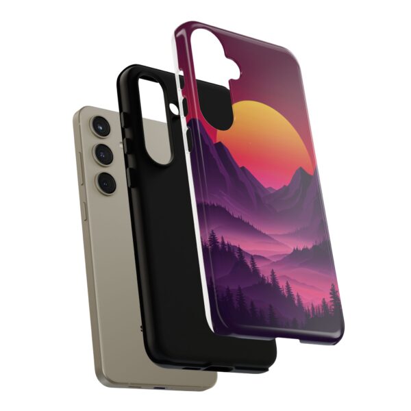 Mountain Sunset Phone Case - Tough Cases for Nature Lovers